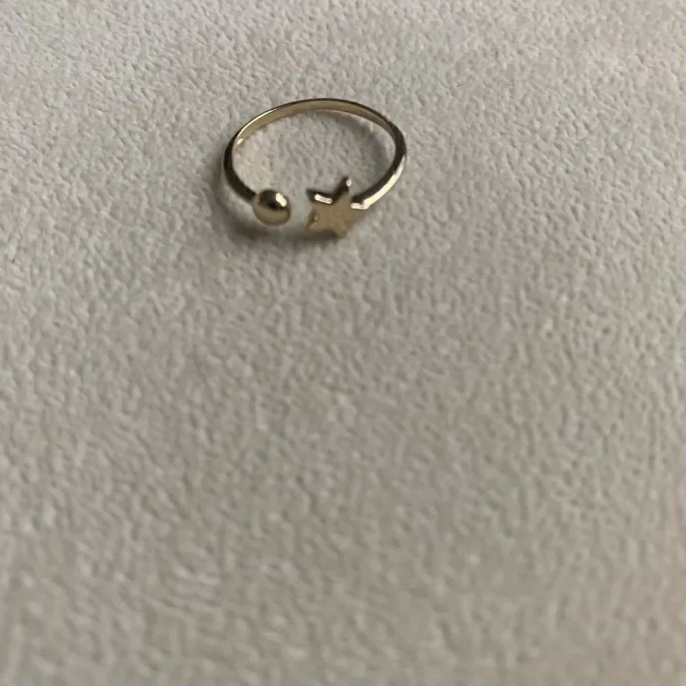 Double heart Ring 14k solid gold perfect gift - Picture 6 of 10